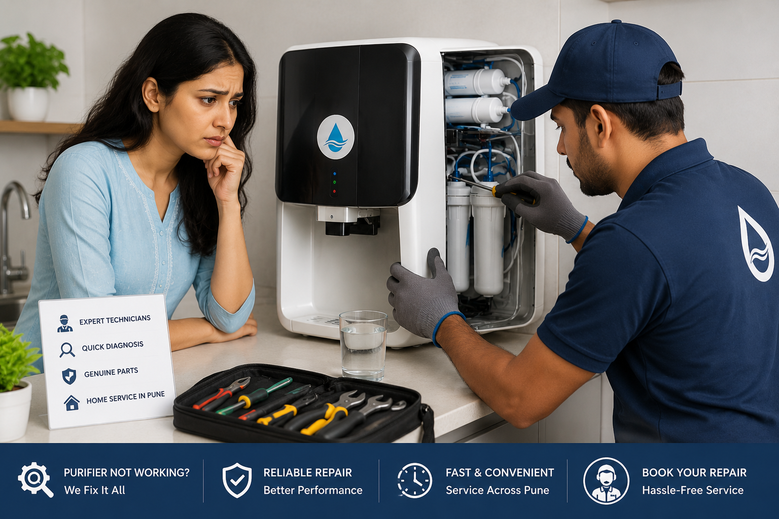 Water Purifier Not Working Repair Service in Pune