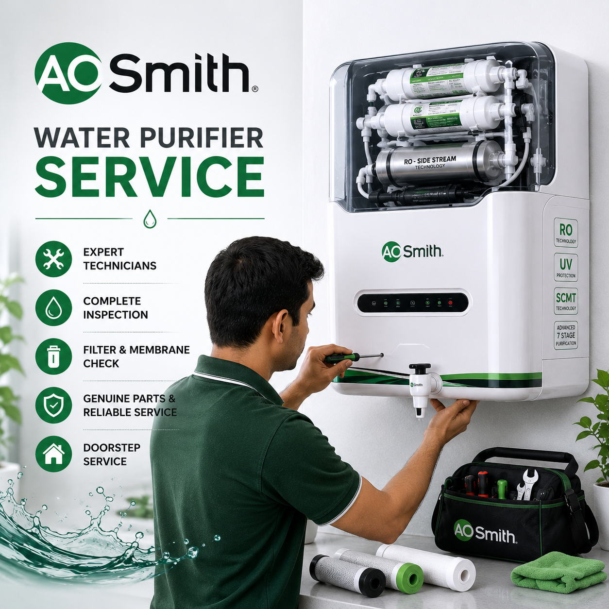 A. O. Smith Water Purifier Service in Pune