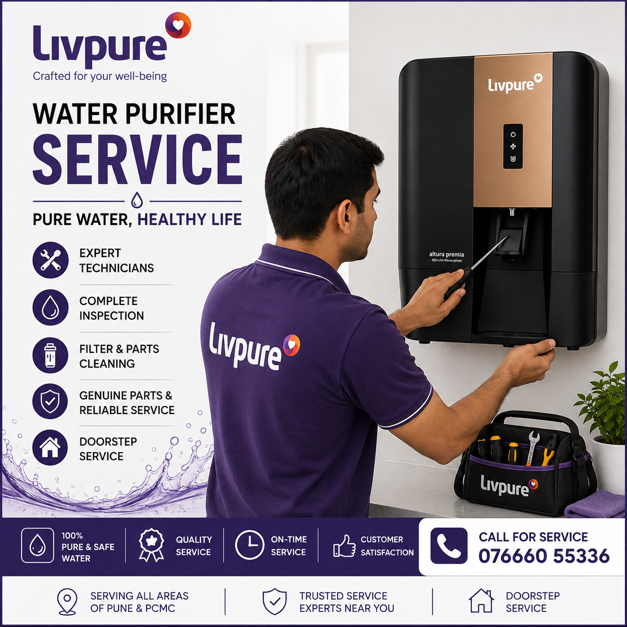 Livpure Water Purifier Service in Pune